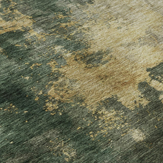 Piper Looms Mayfield Abstract AMF1072 Fern Machine Washable Area Rug Swatch Image