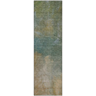 Piper Looms Mayfield Abstract AMF1073 Aloe Machine Washable Area Rug Runner Main Image