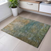 Piper Looms Mayfield Abstract AMF1073 Aloe Machine Washable Area Rug Scatter Lifestyle Image Feature