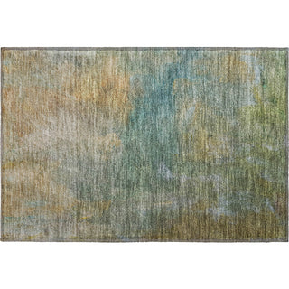 Piper Looms Mayfield Abstract AMF1073 Aloe Machine Washable Area Rug Scatter Main Image