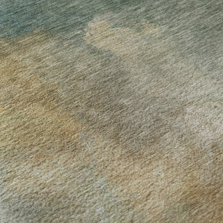 Piper Looms Mayfield Abstract AMF1073 Aloe Machine Washable Area Rug Swatch Image