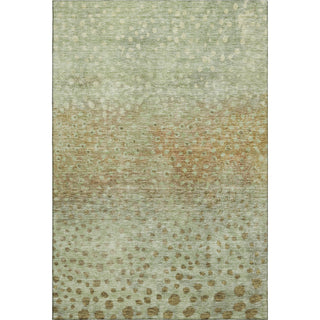 Piper Looms Mayfield Circles AMF1074 Aloe Machine Washable Area Rug main image