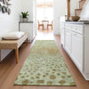 Piper Looms Mayfield Circles AMF1074 Aloe Machine Washable Area Rug Runner Lifestyle Image Feature