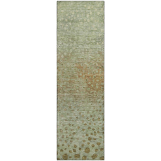 Piper Looms Mayfield Circles AMF1074 Aloe Machine Washable Area Rug Runner Main Image