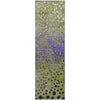 Piper Looms Mayfield Circles AMF1074 Green Machine Washable Area Rug Runner Main Image