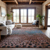 Piper Looms Mayfield Circles AMF1074 Paprika Machine Washable Area Rug Lifestyle Image Feature