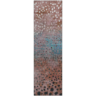 Piper Looms Mayfield Circles AMF1074 Paprika Machine Washable Area Rug Runner Main Image