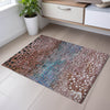 Piper Looms Mayfield Circles AMF1074 Paprika Machine Washable Area Rug Scatter Lifestyle Image Feature