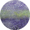 Piper Looms Mayfield Circles AMF1074 Purple Machine Washable Area Rug Round Main Image