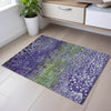 Piper Looms Mayfield Circles AMF1074 Purple Machine Washable Area Rug Scatter Lifestyle Image Feature
