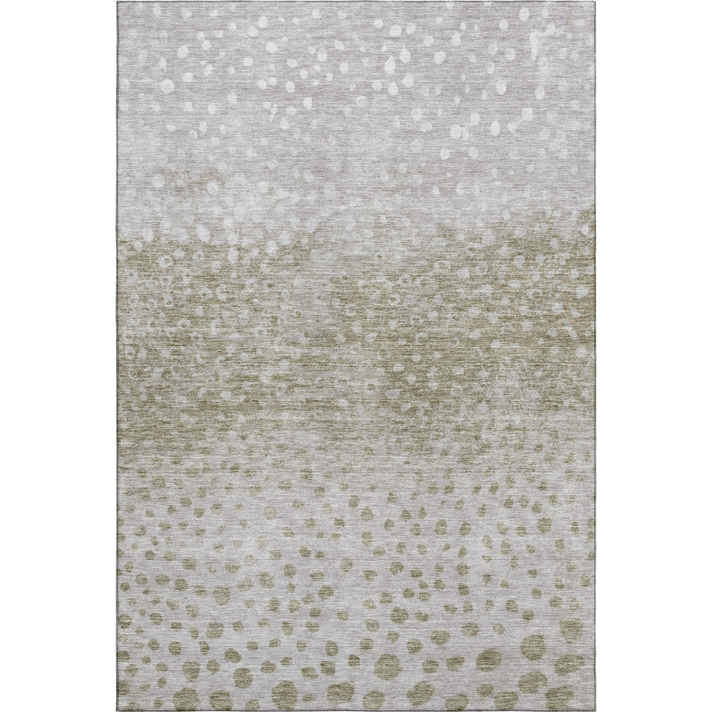 Piper Looms Mayfield Circles AMF1074 Taupe Machine Washable Area Rug main image