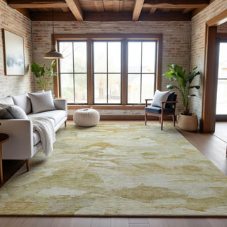 Piper Looms Mayfield Abstract AMF1075 Beige Machine Washable Area Rug Lifestyle Image Feature