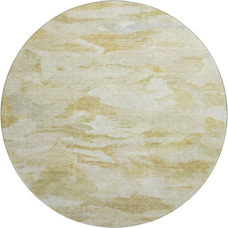 Piper Looms Mayfield Abstract AMF1075 Beige Machine Washable Area Rug Round Main Image