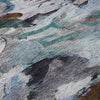 Piper Looms Mayfield Abstract AMF1075 Blue Machine Washable Area Rug Swatch Image