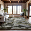 Piper Looms Mayfield Abstract AMF1075 Granite Machine Washable Area Rug Lifestyle Image Feature