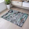 Piper Looms Mayfield Abstract AMF1075 Teal Machine Washable Area Rug Scatter Lifestyle Image Feature