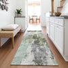 Piper Looms Mayfield Abstract AMF1076 Mint Machine Washable Area Rug Runner Lifestyle Image Feature