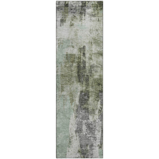 Piper Looms Mayfield Abstract AMF1076 Mint Machine Washable Area Rug Runner Main Image