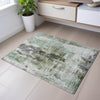 Piper Looms Mayfield Abstract AMF1076 Mint Machine Washable Area Rug Scatter Lifestyle Image Feature