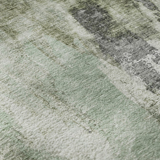 Piper Looms Mayfield Abstract AMF1076 Mint Machine Washable Area Rug Swatch Image