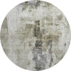 Piper Looms Mayfield Abstract AMF1076 Taupe Machine Washable Area Rug Round Main Image