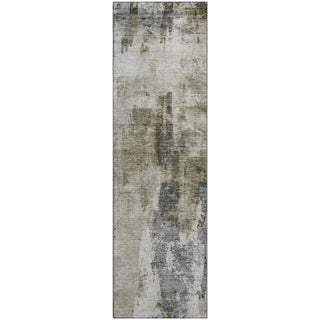 Piper Looms Mayfield Abstract AMF1076 Taupe Machine Washable Area Rug Runner Main Image