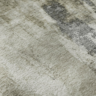 Piper Looms Mayfield Abstract AMF1076 Taupe Machine Washable Area Rug Swatch Image