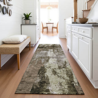 Piper Looms Mayfield Modern AMF1077 Brown Machine Washable Area Rug Runner Lifestyle Image Feature