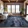 Piper Looms Mayfield Modern AMF1077 Navy Machine Washable Area Rug Lifestyle Image Feature