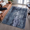 Piper Looms Mayfield Modern AMF1077 Navy Machine Washable Area Rug Lifestyle Image Feature