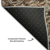Piper Looms Mayfield Swirl AMF1078 Brown Machine Washable Area Rug Backing Image