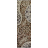 Piper Looms Mayfield Swirl AMF1078 Brown Machine Washable Area Rug Runner Main Image
