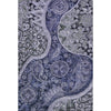 Piper Looms Mayfield Swirl AMF1078 Navy Machine Washable Area Rug main image