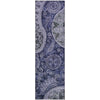 Piper Looms Mayfield Swirl AMF1078 Navy Machine Washable Area Rug Runner Main Image