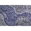 Piper Looms Mayfield Swirl AMF1078 Navy Machine Washable Area Rug Scatter Main Image