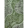 Piper Looms Mayfield Swirl AMF1078 Olive Machine Washable Area Rug main image