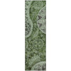 Piper Looms Mayfield Swirl AMF1078 Olive Machine Washable Area Rug Runner Main Image