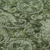 Piper Looms Mayfield Swirl AMF1078 Olive Machine Washable Area Rug Swatch Image