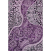 Piper Looms Mayfield Swirl AMF1078 Purple Machine Washable Area Rug main image
