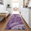 Piper Looms Mayfield Swirl AMF1078 Purple Machine Washable Area Rug Runner Lifestyle Image Feature