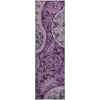 Piper Looms Mayfield Swirl AMF1078 Purple Machine Washable Area Rug Runner Main Image