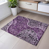 Piper Looms Mayfield Swirl AMF1078 Purple Machine Washable Area Rug Scatter Lifestyle Image Feature