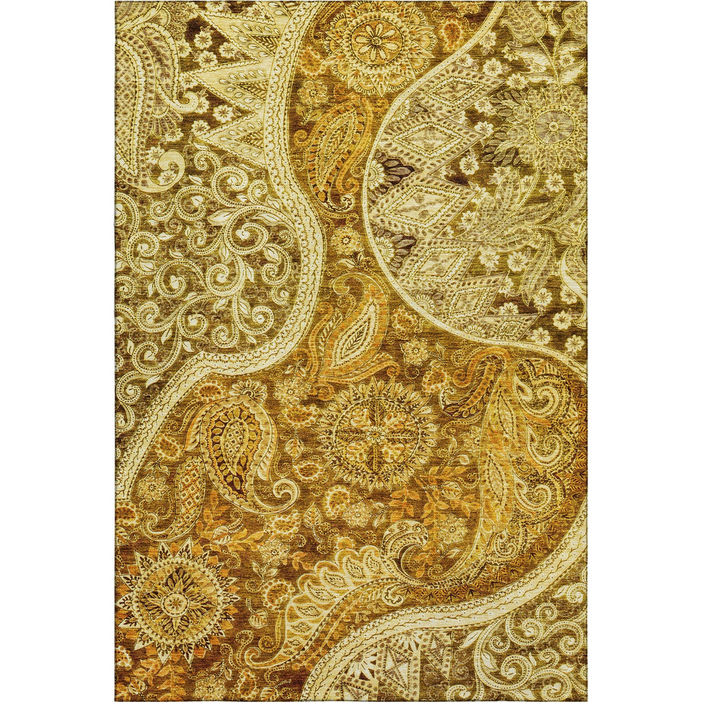 Piper Looms Mayfield Swirl AMF1078 Terracotta Machine Washable Area Rug main image