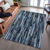 Piper Looms Mayfield Stripes AMF1079 Blue Machine Washable Area Rug Lifestyle Image Feature