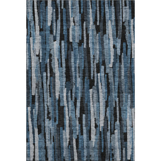 Piper Looms Mayfield Stripes AMF1079 Blue Machine Washable Area Rug main image