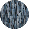 Piper Looms Mayfield Stripes AMF1079 Blue Machine Washable Area Rug Round Main Image