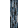 Piper Looms Mayfield Stripes AMF1079 Blue Machine Washable Area Rug Runner Main Image