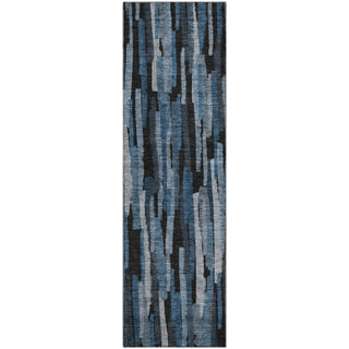 Piper Looms Mayfield Stripes AMF1079 Blue Machine Washable Area Rug Runner Main Image
