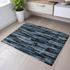 Piper Looms Mayfield Stripes AMF1079 Blue Machine Washable Area Rug Scatter Lifestyle Image Feature