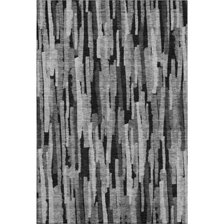 Piper Looms Mayfield Stripes AMF1079 Gray Machine Washable Area Rug main image